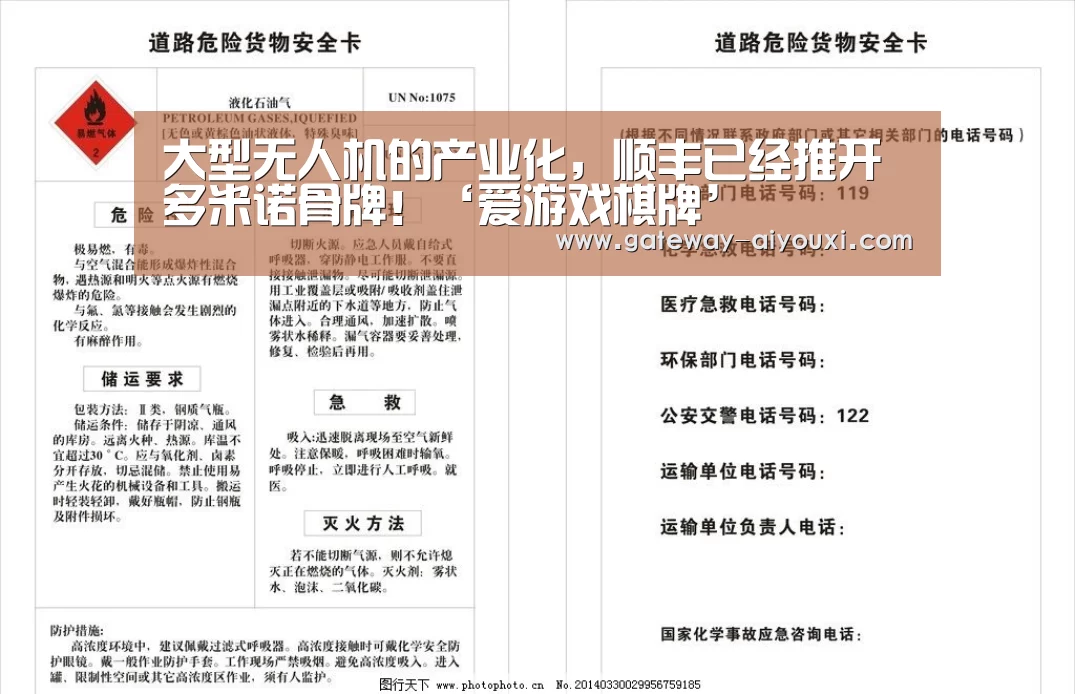 大型无人机的产业化,顺丰已经推开多米诺骨牌!‘爱游戏棋牌’(图1) 爱游戏
